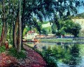 summer fishing Camille Pissarro